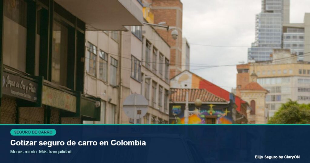 Cotizar seguro de carro en Colombia: taxi y tráfico en Bogotá