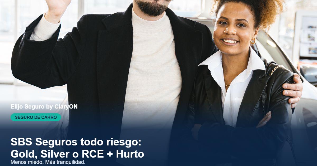 SBS Seguros todo riesgo: Gold, Silver o RCE + Hurto, la letra chica sin enredos